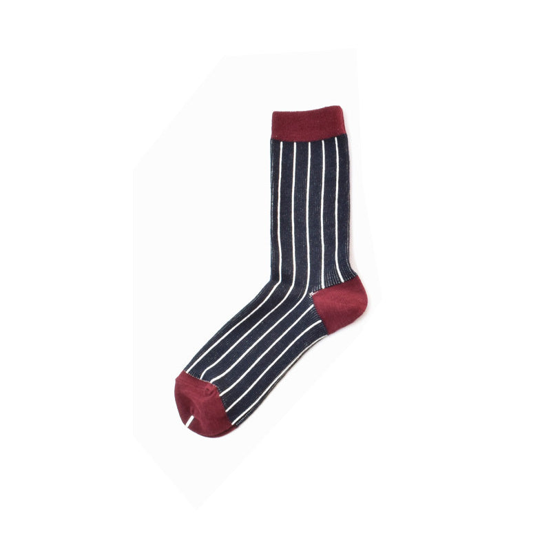 Socks Daniel Pinstripe Red